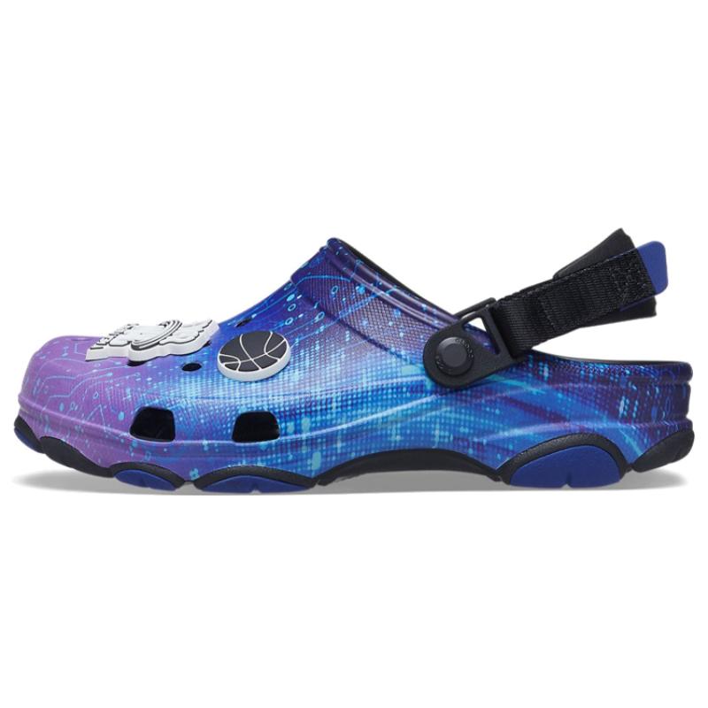 Crocs Classic All Terrain Space Jam II EVA Lightweight and Comfortable Hole Shoes for Men and Women In Black and Purple