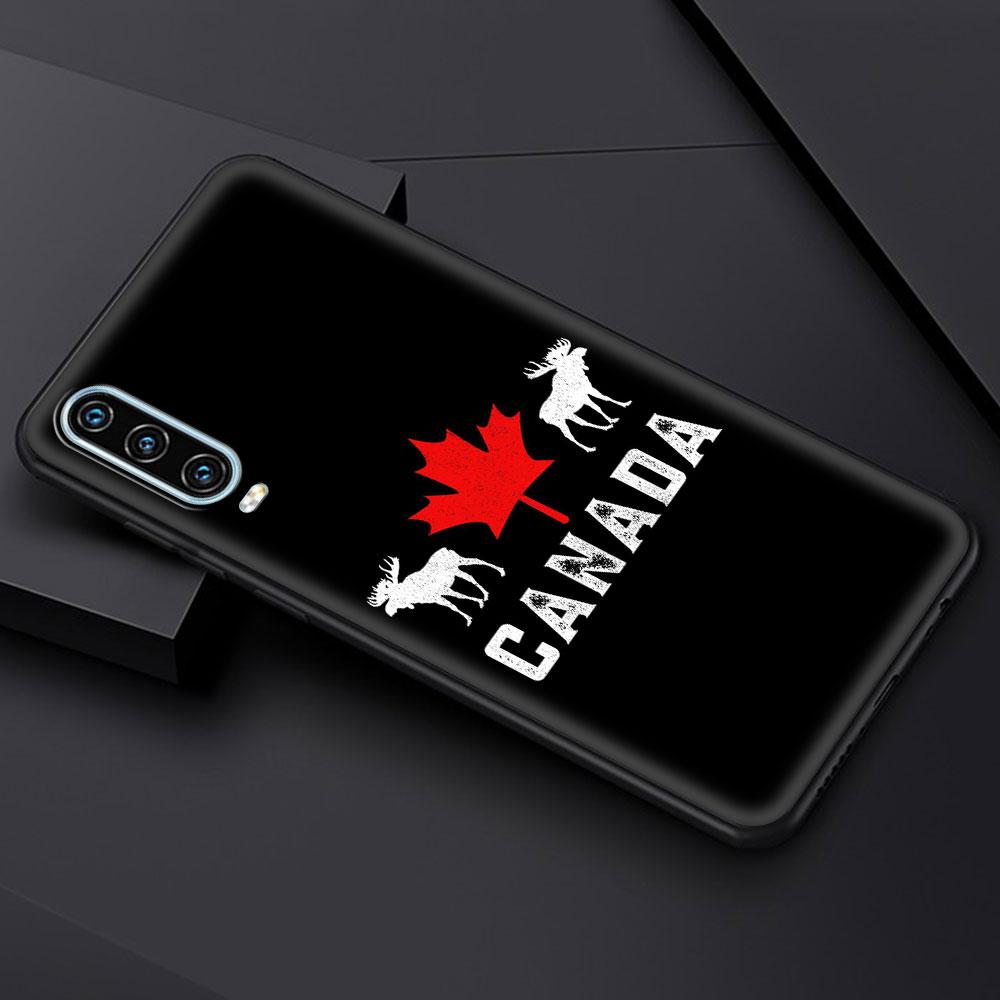 Maple Canada Flag Football For Huawei P30 Lite Phone Case For Huawei P50 Pro P20 P40 Lite E P Smart Z 2021 Y6 Y9s Y7a 2019 Cover
