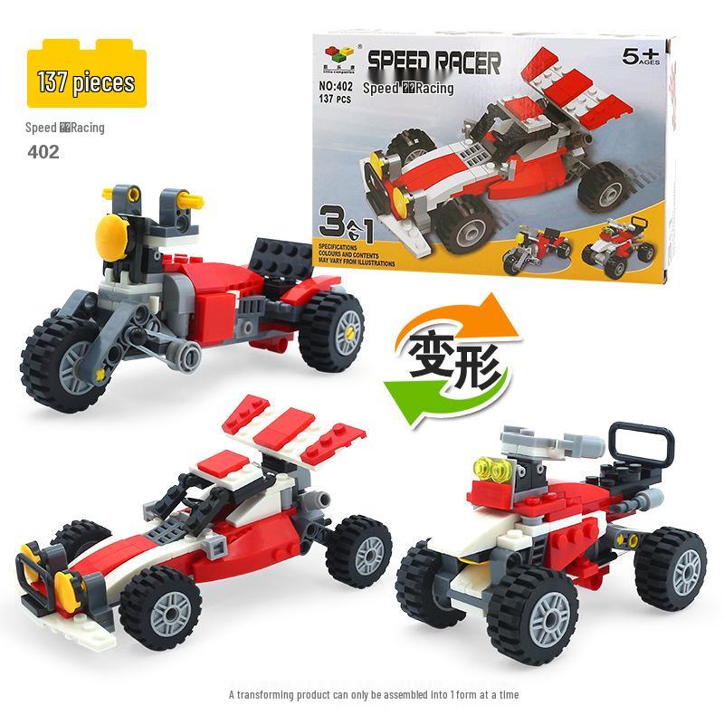 

Children s Creative Building Blocks - Car, Airplane, and Fighter Toy Set