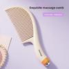 Linglong Massage Comb - Special for Ladies - Long Hair Straightening Comb - Home Use Massage Ponytail Comb - Portable Straightening Comb