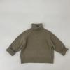 Kids Thick Knit Turtleneck Sweater Solid Color Pullover Boys Girls 3-8 Years