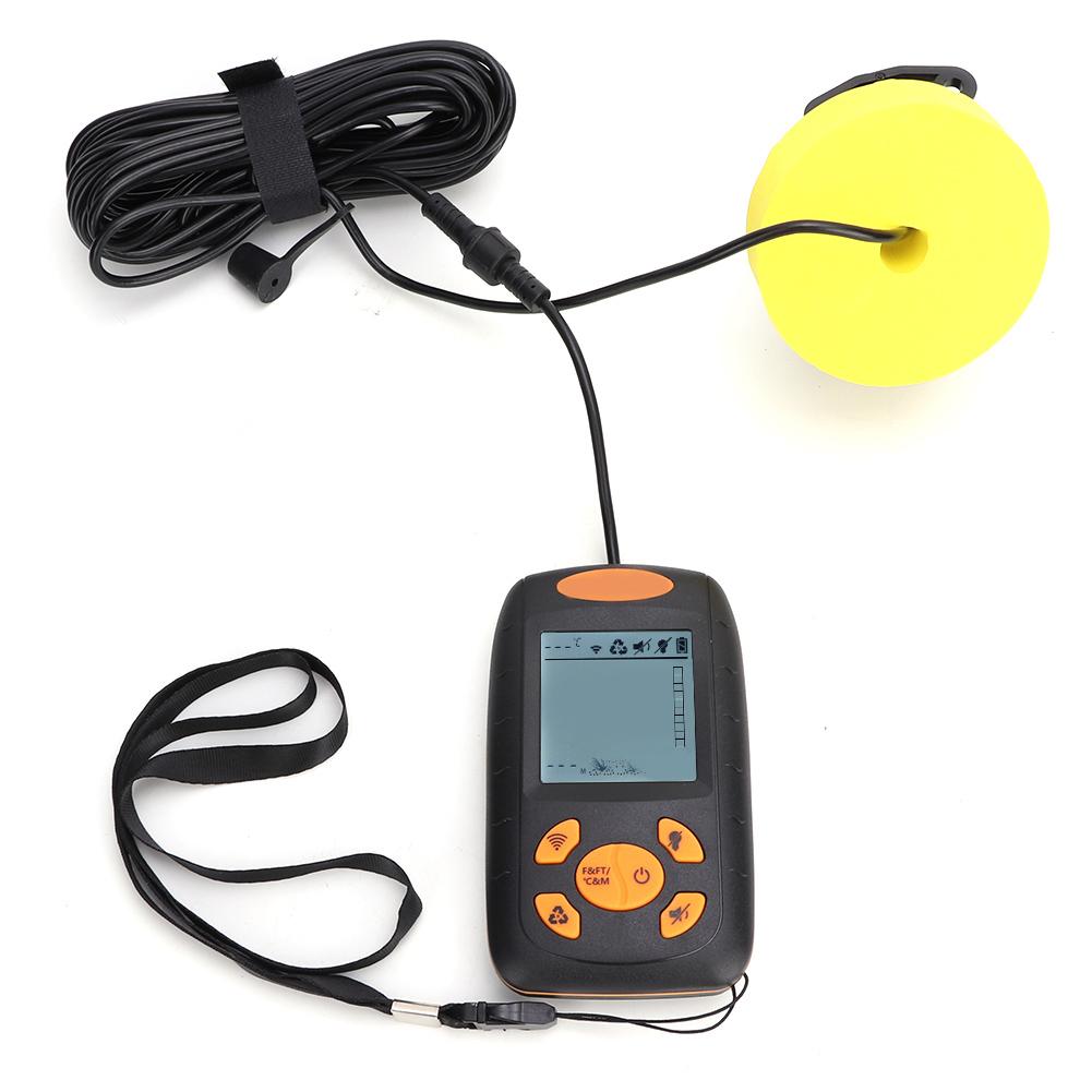 Portable Fish School Oltrasonic Fishfinder Fishing with LCD Display 0.4M 100M