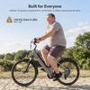 Touroll J2 ST Tiefeinstieg Elektrofahrrad – 45Nm Motor, 100km Reichweite, Komfort-Erster Stadtradfahrer