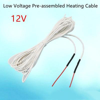 כבל חימום מורכב מראש 12V חוט חימום גומי סיליקון במתח נמוך לחימום הגה עשה זאת בעצמך, חממה חמה מתוצרת עצמית, מחמם מושבים
