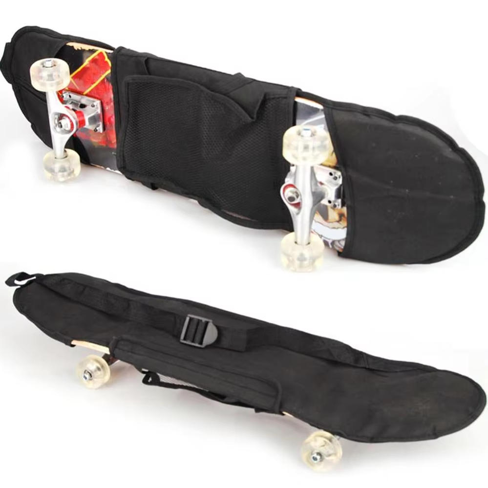 Four-Wheel Skateboard Bag - Double-Kick Skateboard Bag, Single-Shoulder Portable Backpack for Skateboard Accessories