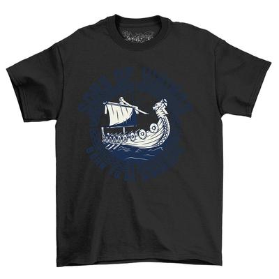 'Söhne der Wikinger Geborene Krieger'' Wikingerschiff T-Shirt - Lustig und Wild! Entfesseln