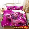3D Sexy Doja Cat Bedding Set Printed single Comforter Quilt Bed Cover Soft Duvet Cover Pillow Case 3 Pieces Sets Kids Adult Size