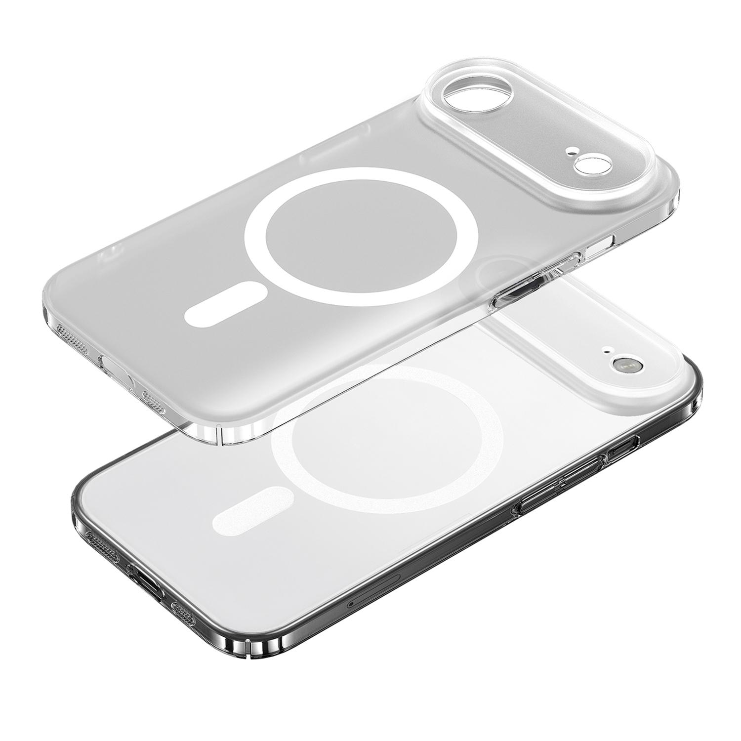

SULADA For iPhone Air Case Compatible with MagSafe PC+TPU Matte Translucent Back Cover A
