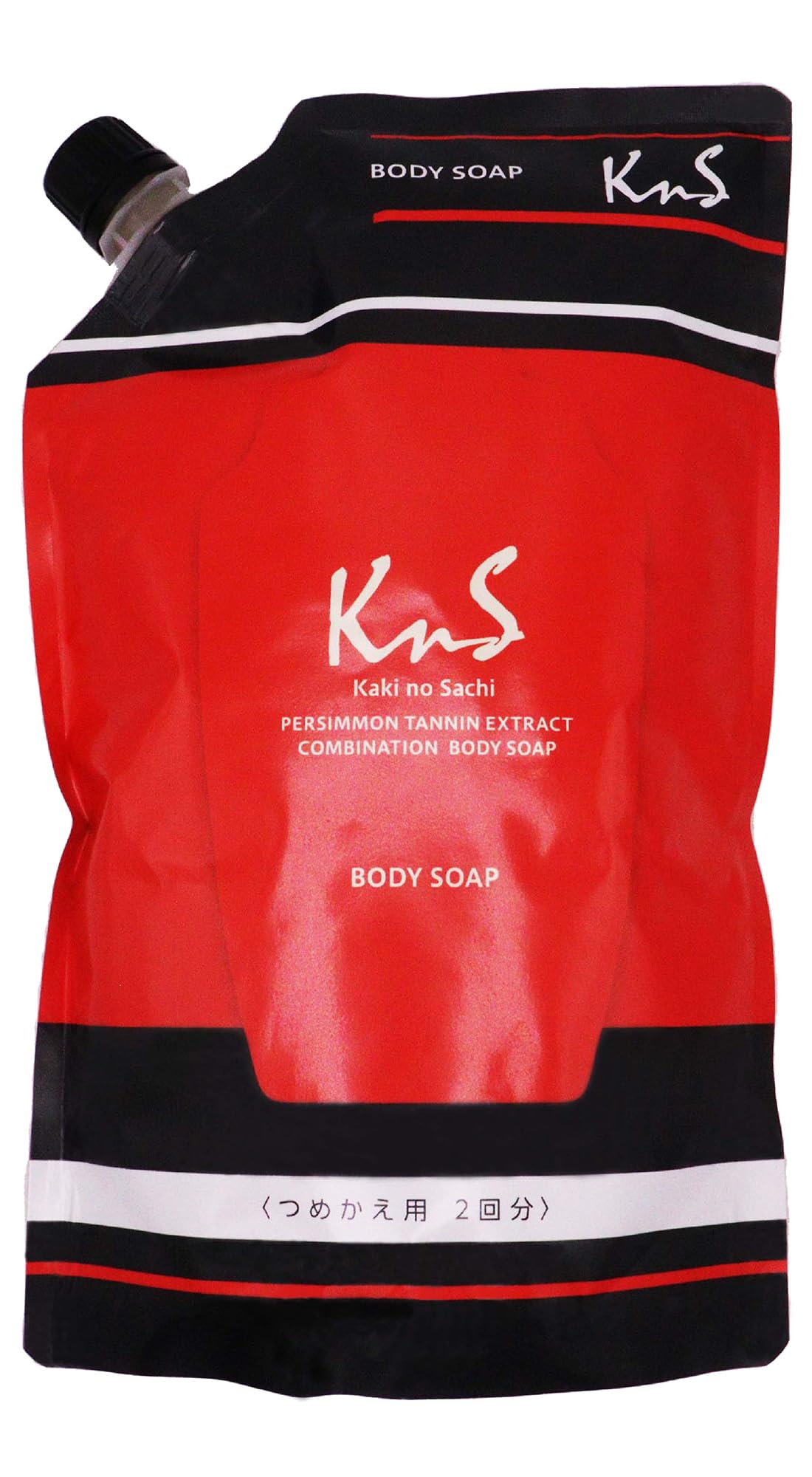 

[Quasi-drug] Kaki no Sachi Medicated Body Soap for Body Odor and Age-Related Odor, KnS Persimmon Tannin Refill, 800mL (approx. 2 uses), Large