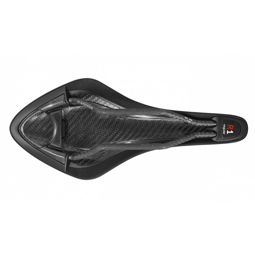 Fizik ARIONE R1 Carbon Rail for Snake Regular Black Saddle 331150001