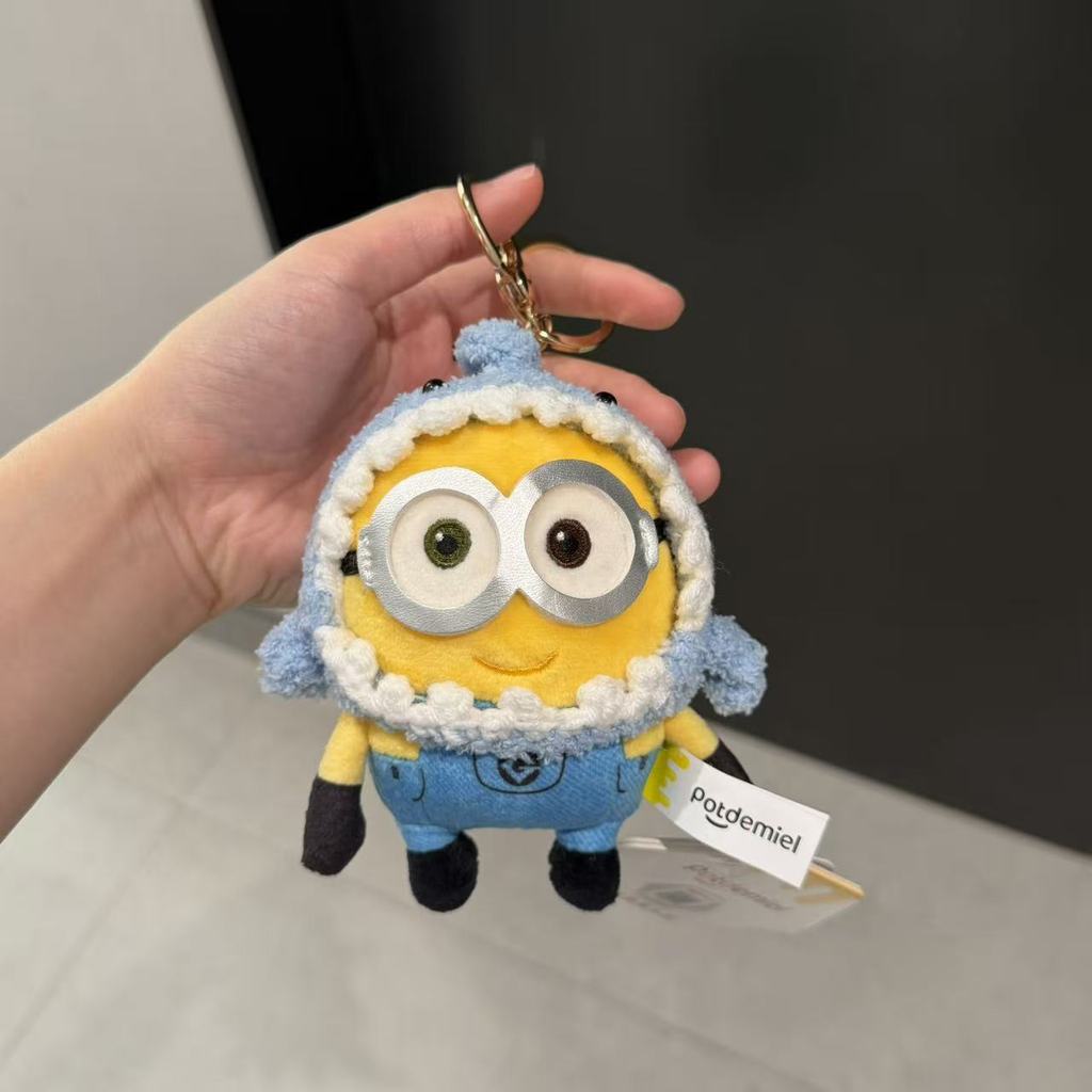 Minions And Monsters Plush Keychain Toy With Cartoon Style For Kids And Collectors