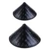 Women Sun Hats Cone Men Fisherman Hats Bamboo Rattan Hats Weave Straw Hats Tourism Rain Caps