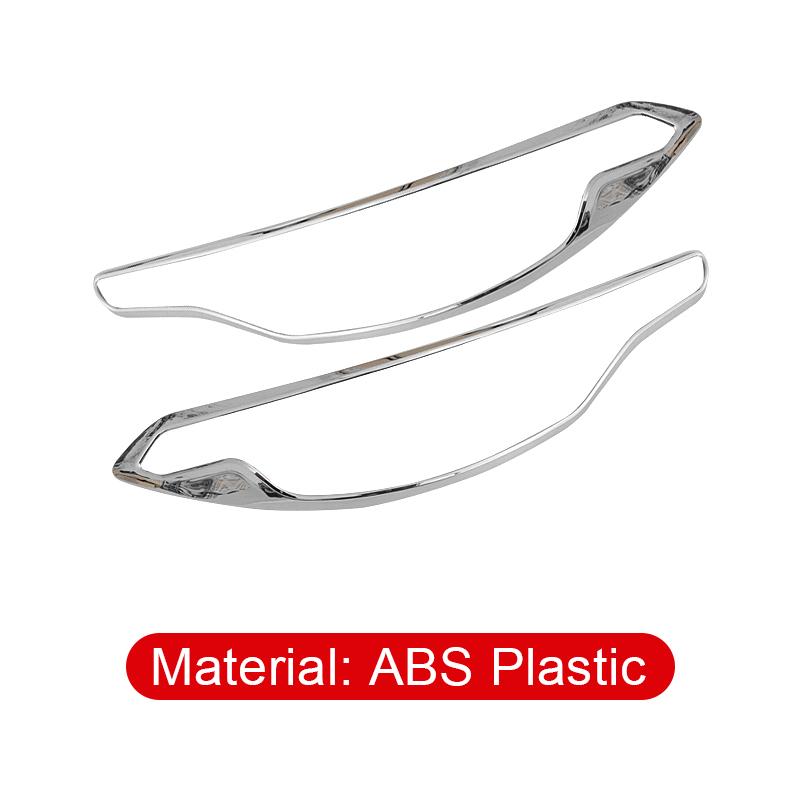 For Toyota Corolla Cross XG10    2024 2025 ABS Car Front Head Light Headlight Lamp Cover Trim Molding Frame Stickers