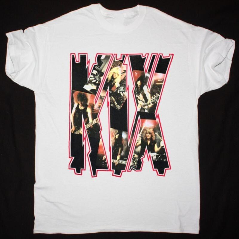 Kix Band Rock T-shirt White Cotton Gift For Fan PP1569 XXXXL