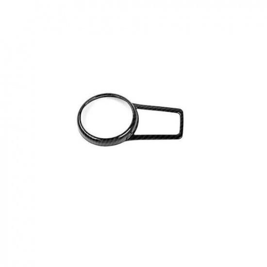 For Jeep Compass 17-2021 Carbon Fiber Driver's Side Dash Control Cover Trim