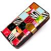 Damen Handgeldbörse, Damen Lange Farbe Patchwork Null Geldbörse, Damen Reißverschluss Handy Tasche, Echtes Leder Geldbörsen Clip