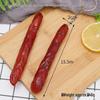 Simulation Food Keychain: Hot Dog, Cured, Ham, Taiwanese Grilled Sausage Prop