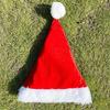 Christmas Hat Red Santa Hat Old Man Child Adult Xmas for Stage Performance Prop