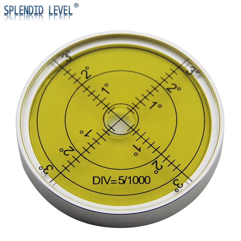 Level 6010 High Precision Magnetic Round Spirit Bubble - 15 Arcseconds Portable Horizontal Level
