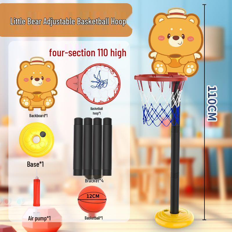 Adjustable Height Basketball Hoop for Kids - Indoor/Outdoor Play