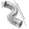 Aluminum Foil Exhaust Hose Heavy Duty AC Exhaust Hose Tube Air Conditioner Duct  Hotel Use