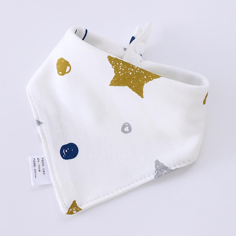 Waterproof Baby Triangle Bib - Pure Cotton for Newborns, Boys & Girls