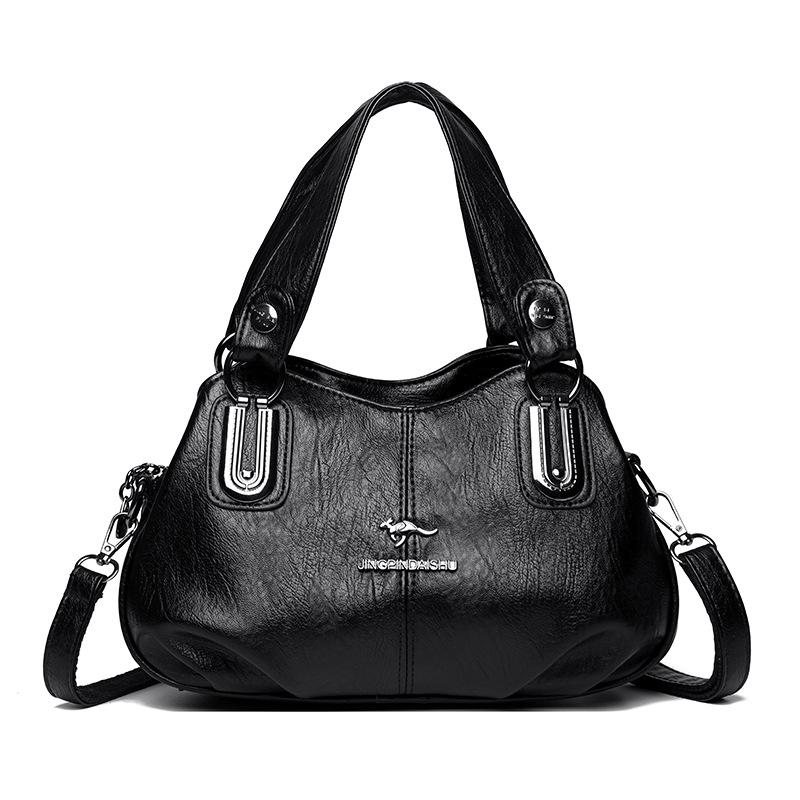 

Handbag, Retro Tote Bag, Middle-aged Mom Bag, Multi-layered Large-capacity Single-shoulder Crossbody Bag