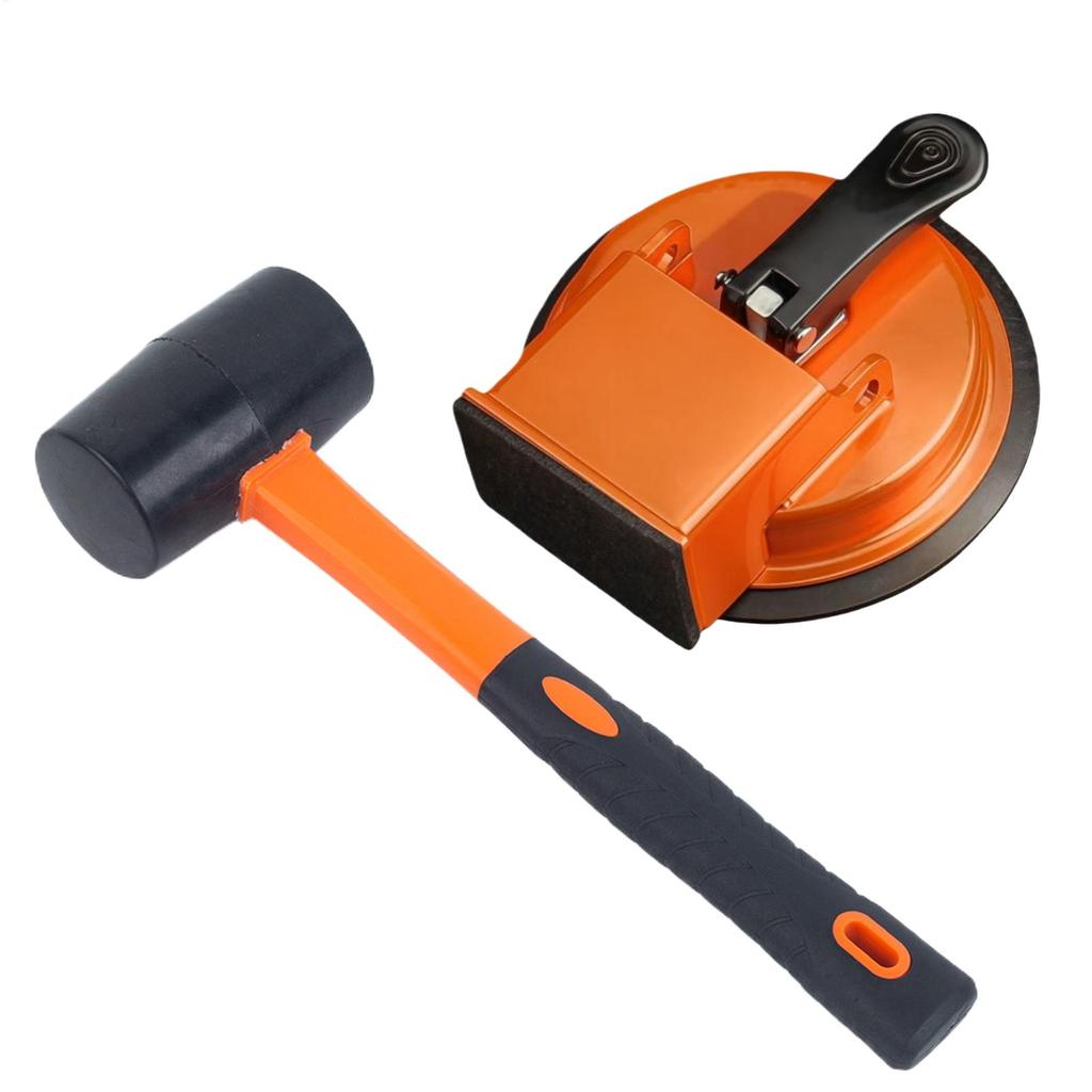 Laminate Flooring Tool Wood Plank Puller Gap Repair Kit Suction Cup Grabber Rubber Mallet Hardwood Tile Install Set