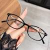 New Trendy Anti Blue Light Reading Glasses for Women Men Retro Fashion Ultralight Small Frame Far Sight Eyeglasses DiopterTo+4.0