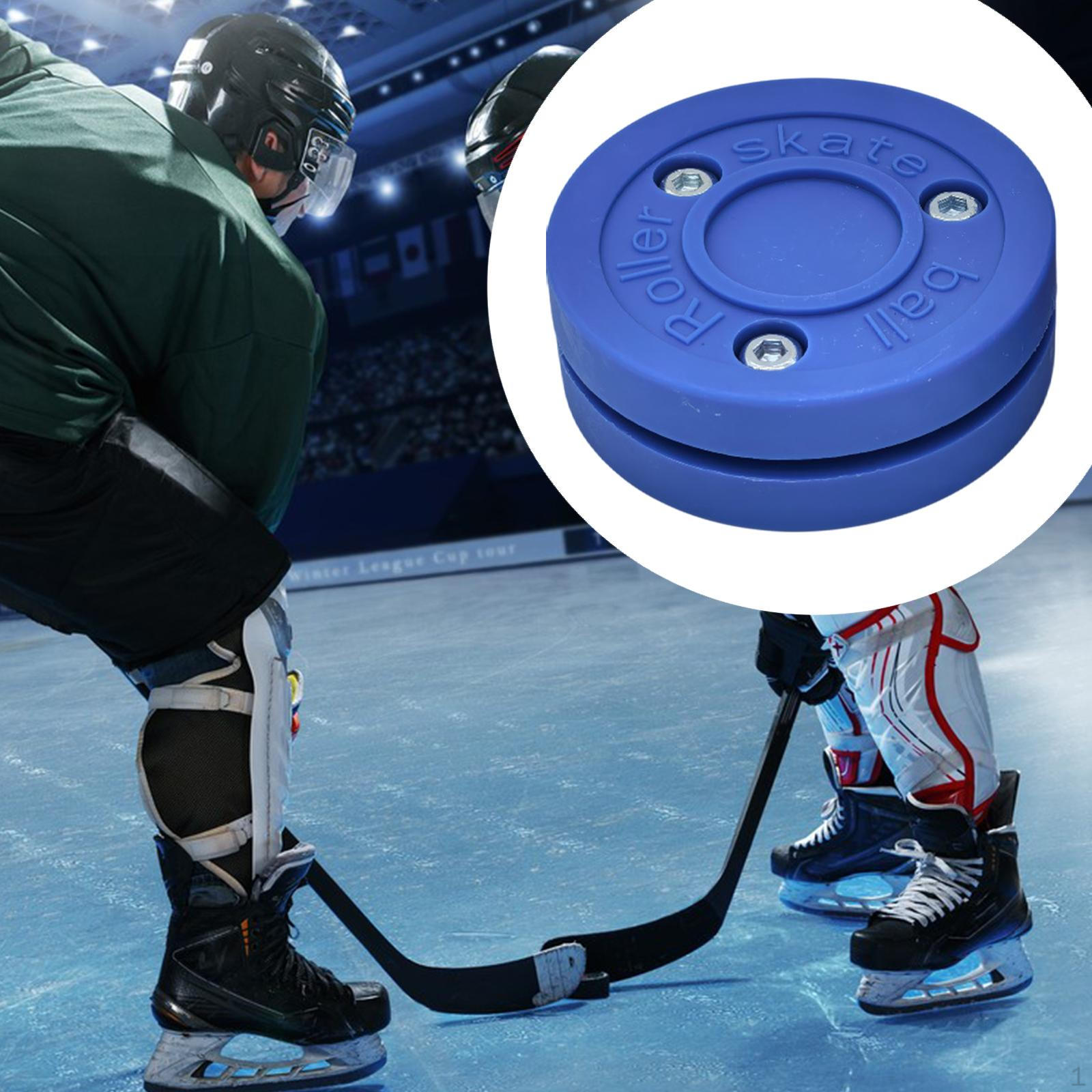 Мяч для хоккея на траве и шайба для активного отдыха синий