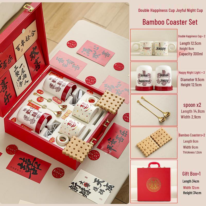 Bridal Gift Box: Practical Cup & Night Light for Best Friend or Sister