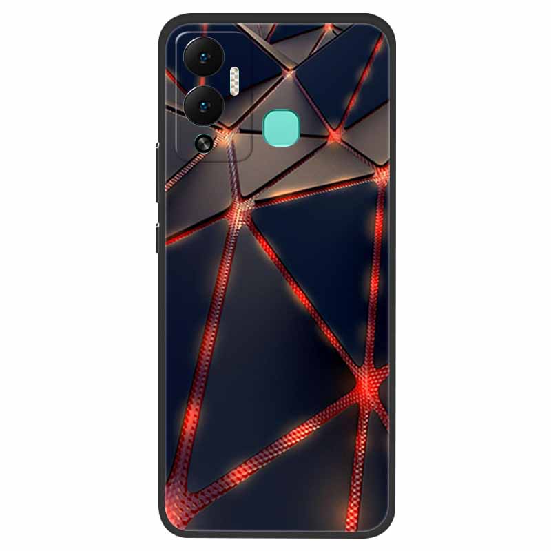 For Infinix Hot 12 Play NFC Case X6816D Shockproof Silicone Soft TPU Phone Cover for Infinix hot12 play NFC Case Bumper Funda