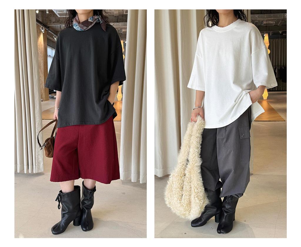 Korean Style Oversized Fleece T-Shirt for Women - Round Neck & Drop Shoulder