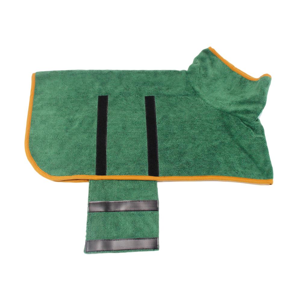 Pet Cape Bathrobe Thickened Absorbent Microfiber Dog Bathrobe Universal for Cats and Dogs