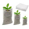 100Pcs Fabrics Non-Woven Plant Nursery Bags Aeration Container Grow Bag Garden Seeding Bags