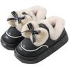 Padded Cotton Slippers Are Comfortable, Lightweight, Warm and Thickened Fleece Shoes for Women's Home Use