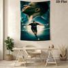 Kylian Mbappé Vibes  Wall Hanging Printed Fabric Blanket Decorative Tapestries for Bedroom Living Room Home Decor