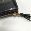 [Pre-Owned] Soho Black Patent Leather Quilted Wallet With Gold Hardware - Very Good #TAZ1HS