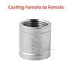 1/8” 1/4" 3/8" 1/2" 3/4" 1" 2" 4" BSP 304 Stainless Steel Equal Male Female Thread fitting Reducer British Water Pipe Connector