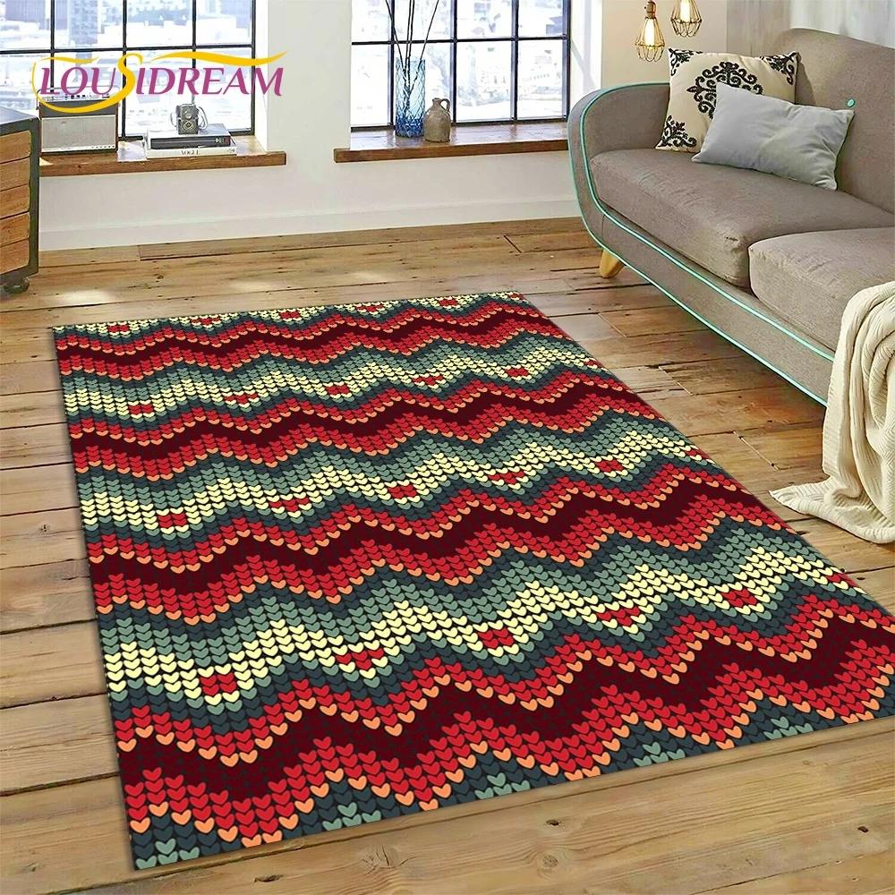 Neuester nordischer türkischer böhmischer Keltenteppich für Wohnzimmer, Schlafzimmer, Heimdekoration, Bodenmatte, rutschfeste Dekoration für Sofa, Fußmatte