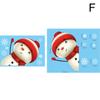 Reindeer Window Cling Stickers Christmas Decoration Santa Claus Snowflake Creative DIY Stickers For… More