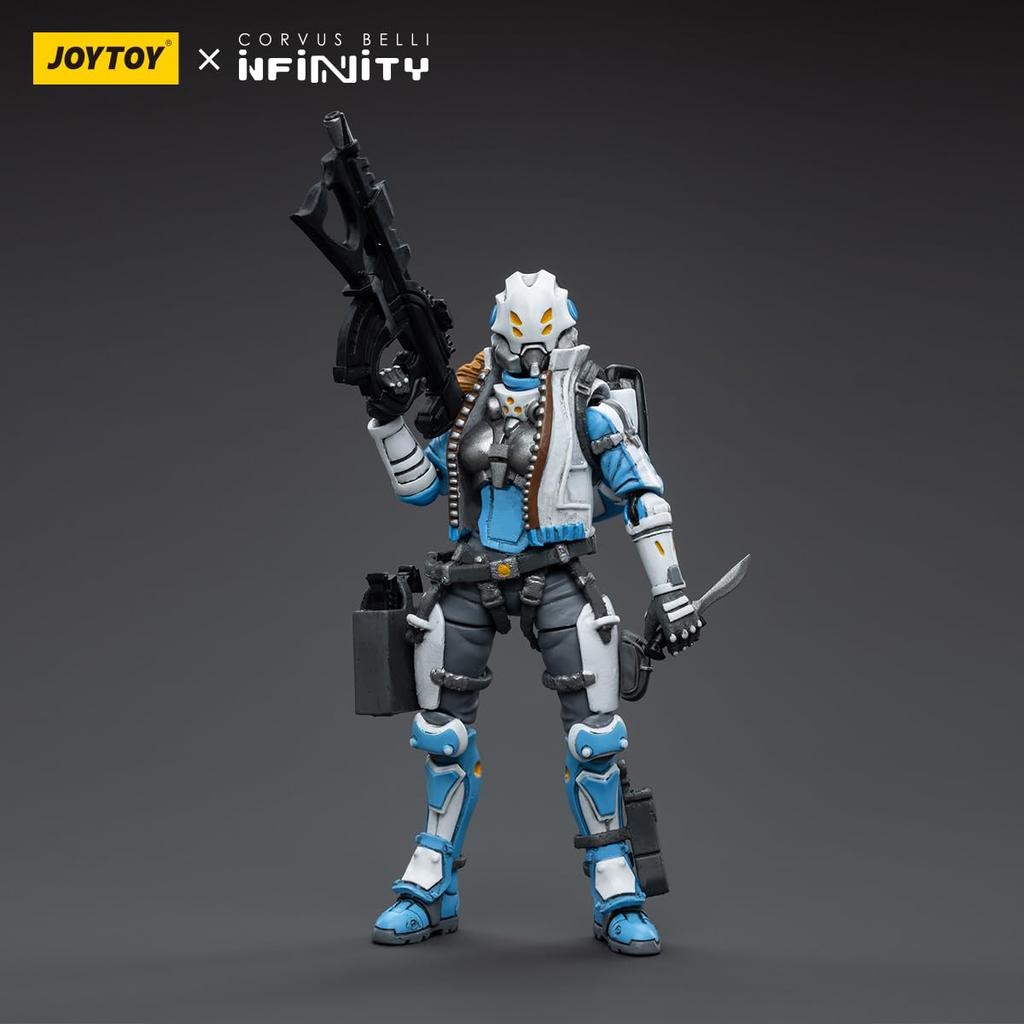 JOYTOY x Infinity Pan Oceania Union Nokken Special Countermeasures Reconnaissance Team Female Warrior 1/18 Scale PVC & ABS Pre-painted Complete Figure