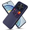 For Huawei Maimang 30 5G Case Cloth Texture PU Leather Hard PC Card Slot Phone Cover