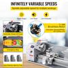 VEVOR 1100W Mini Metal Lathe 220MMx750MM Variable-Speed Metal Lathe RPM Metal Milling Machine Digital Milling Metal Lathe with 3-Jaw Chuck