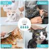 1 Set Katzenmaulkorb Haustierpflege Abdeckung Zubehör Katze Bisshemmend Leckhemmend Weltraumhaube Atmungsaktiver Helm mit 4 Silikon-Pfotenstiefeln