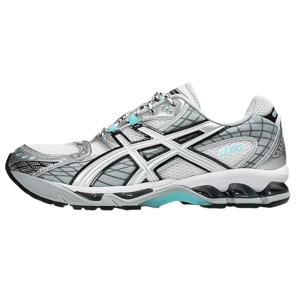 Asics Gel Nimbus 10.1 White Piedmont Grey Aqua Unisex Sneakers 1203A543-105