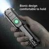 4 Lighting Mode Strong LED Flashlights Telescopic Zoom Tactical Torch USB 18650 Portable Spotlight Long-Range Camping Flashlight