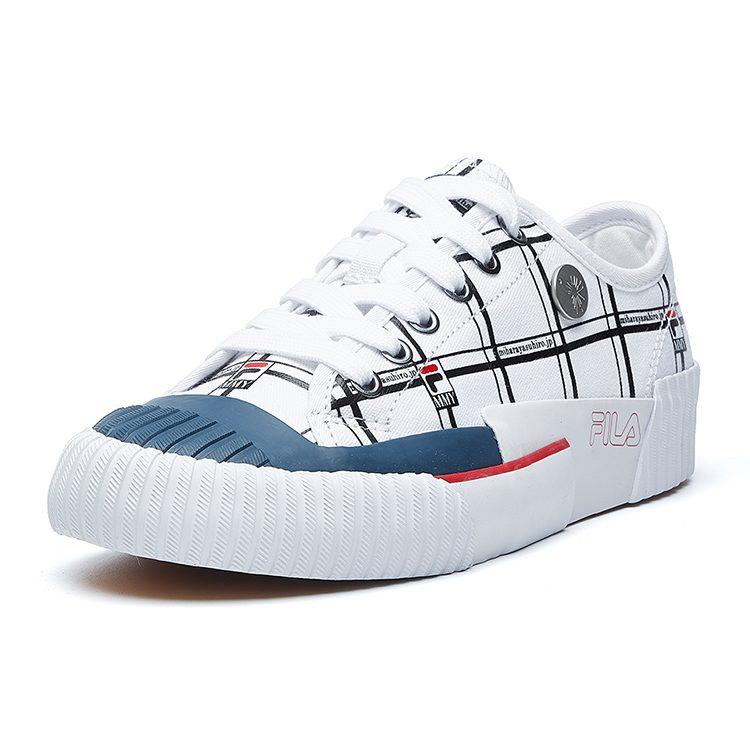 MIHARA YASUHIRO X FILA Carve Low Top Canvas Shoes Women's F12W034425FWB