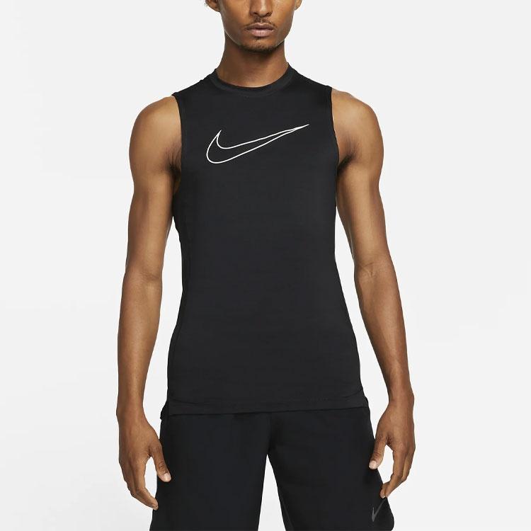 Nike Big Logo Tight Breathable Sleeveless Vest Black Men's DD1989-010
