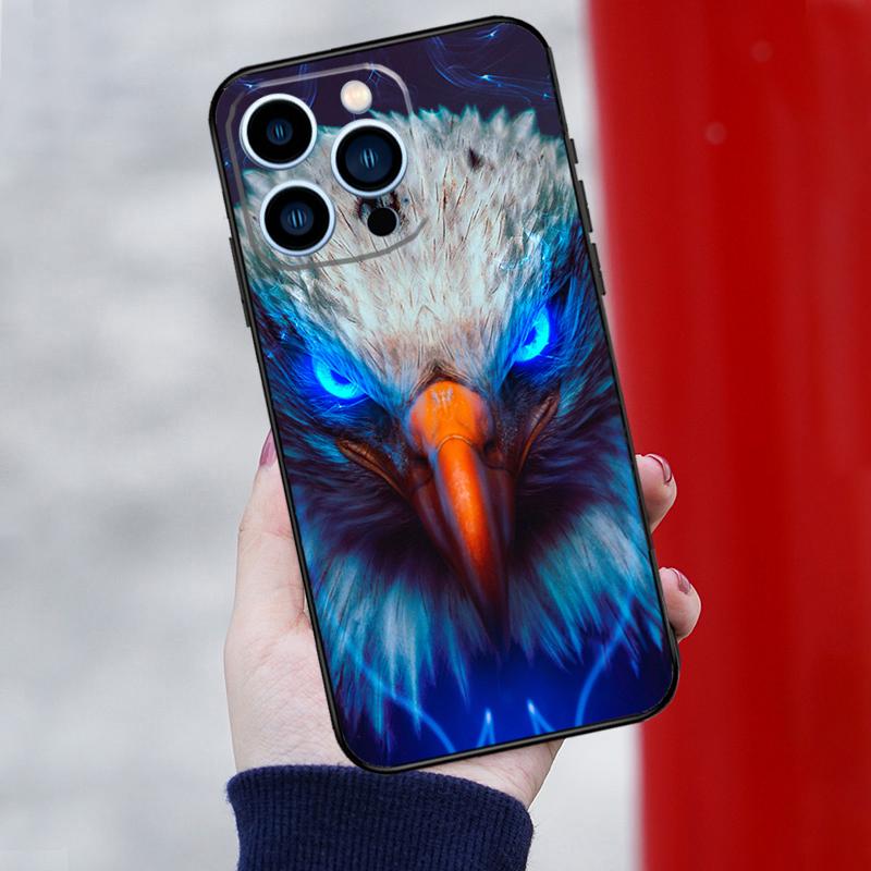 American Eagle Phone Case For iPhone 16 Pro 15 Pro 12 13 Mini 11 14 Pro Max XR 16 15 Plus 16e Cover Coque